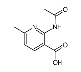 2-acetylamino-6-methyl-nicotinic acid结构式