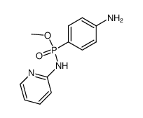 (4-amino-phenyl)-phosphonic acid methyl ester-[2]pyridylamide结构式