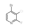 4-Bromo-3-chloro-2-fluoro-pyridine Structure