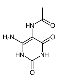 N-(6-amino-2,4-dioxo-1H-pyrimidin-5-yl)acetamide Structure