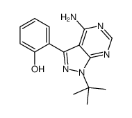 4-氨基-1-叔丁基-3-(2-羟基苯基)-1H-吡唑并[3,4-d]嘧啶图片