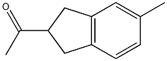1-(5-Methyl-indan-2-yl)-ethanone Structure