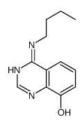 4-(丁基氨基)喹唑啉-8-醇结构式