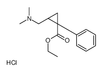 ethyl (1R,2R)-2-[(dimethylamino)methyl]-1-phenylcyclopropane-1-carboxylate,hydrochloride Structure