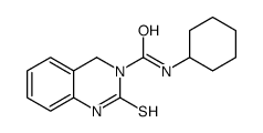 N-cyclohexyl-2-sulfanylidene-1,4-dihydroquinazoline-3-carboxamide Structure