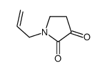 1-prop-2-enylpyrrolidine-2,3-dione结构式