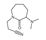 3-[3-(dimethylamino)-2-oxoazepan-1-yl]propanenitrile Structure