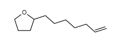 2-(hept-6-en-1-yl)tetrahydrofuran结构式