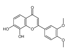 2-(3,4-dimethoxyphenyl)-7,8-dihydroxychromen-4-one结构式