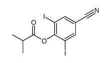 (4-cyano-2,6-diiodophenyl) 2-methylpropanoate结构式