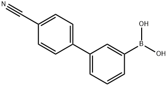 (4'-cyano-[1,1'-biphenyl]-3-yl)boronic acid结构式