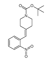 tert-butyl 4-(2-nitrobenzylidene)piperidine-1-carboxylate Structure