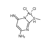 Au(DAMTP(1-))Cl2结构式