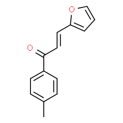(2E)-3-(呋喃-2-基)-1-(4-甲基苯基)丙-2-烯-1-酮结构式