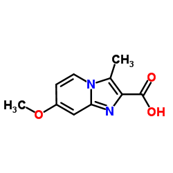 7-Methoxy-3-methylimidazo[1,2-a]pyridine-2-carboxylic acid Structure