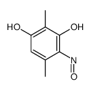 2,5-dimethyl-4-nitrosobenzene-1,3-diol Structure