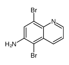5,8-dibromo-[6]quinolylamine Structure