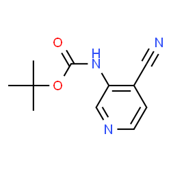 Carbamic acid, (4-cyano-3-pyridinyl)-, 1,1-dimethylethyl ester (9CI)结构式