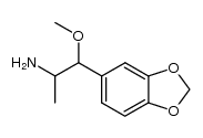 2-benzo[1,3]dioxol-5-yl-2-methoxy-1-methyl-ethylamine Structure