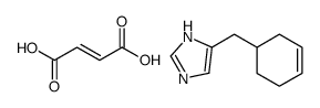 4-(3-Cyclohexen-1-ylmethyl)-1H-imidazole (2E)-2-butenedioate (1:1 )结构式