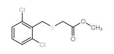 METHYL 2-[(2,6-DICHLOROBENZYL)THIO]ACETATE structure