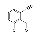 3-ethynyl-2-hydroxymethylphenol结构式