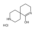 2,9-DIAZASPIRO[5.5]UNDECAN-1-ONE HYDROCHLORIDE Structure