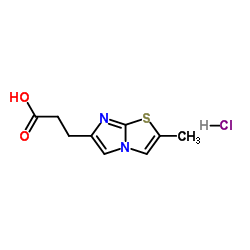 3-(2-Methylimidazo[2,1-b]thiazol-6-yl)propanoicacidhydrochloride picture