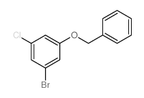 1-(苄氧基)-3-溴-5-氯苯结构式