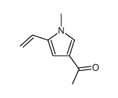 Ethanone, 1-(5-ethenyl-1-methyl-1H-pyrrol-3-yl)- (9CI)结构式