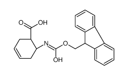 cis-2-(9-Fluorenylmethoxycarbonylamino)cyclohex-4-enecarboxylic acid Structure