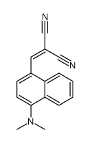 2-[[4-(dimethylamino)naphthalen-1-yl]methylidene]propanedinitrile Structure