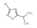 3-bromo-5-isopropyl-1,2,4-oxadiazole(SALTDATA: FREE)结构式