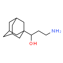 1-(Adamantan-1-yl)-3-aminopropan-1-ol结构式