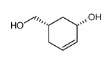 (1S,5S)-(-)-5-(hydroxymethyl)-2-cyclohexen-1-ol Structure
