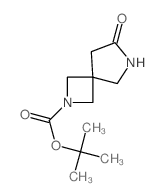 7-Oxo-2,6-diazaspiro[3.4]octane-2-carboxylic acid tert-butyl ester structure