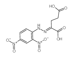 Pentanedioic acid,2-[2-(2,4-dinitrophenyl)hydrazinylidene]- Structure