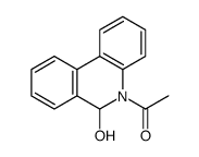 1-(6-hydroxyphenanthridin-5(6H)-yl)ethan-1-one结构式