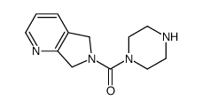 5,7-dihydropyrrolo[3,4-b]pyridin-6-yl(piperazin-1-yl)methanone Structure