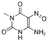 6-Amino-5-nitroso-3-methyluracil-d3结构式