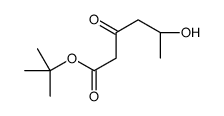 tert-butyl (5R)-5-hydroxy-3-oxohexanoate结构式