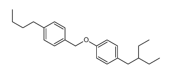 1-butyl-4-[[4-(2-ethylbutyl)phenoxy]methyl]benzene Structure