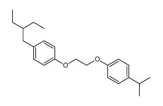 1-(2-ethylbutyl)-4-[2-(4-propan-2-ylphenoxy)ethoxy]benzene结构式