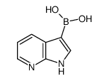 1H-吡咯并[2,3-b]吡啶-3-硼酸结构式