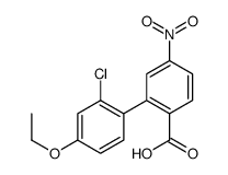 2-(2-chloro-4-ethoxyphenyl)-4-nitrobenzoic acid Structure