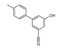 3-hydroxy-5-(4-methylphenyl)benzonitrile结构式