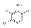 4-Amino-3,5-dibromo-2-methylpyridine Structure
