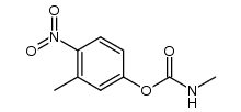 3-methyl-4-nitrophenyl N-methylcarbamate Structure