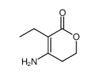 2H-Pyran-2-one,4-amino-3-ethyl-5,6-dihydro-(9CI) structure