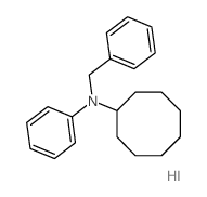 N-benzyl-N-phenyl-cyclooctanamine Structure